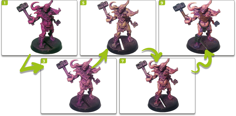 Painting Poxwalkers of nurgle | Painting Tutorial